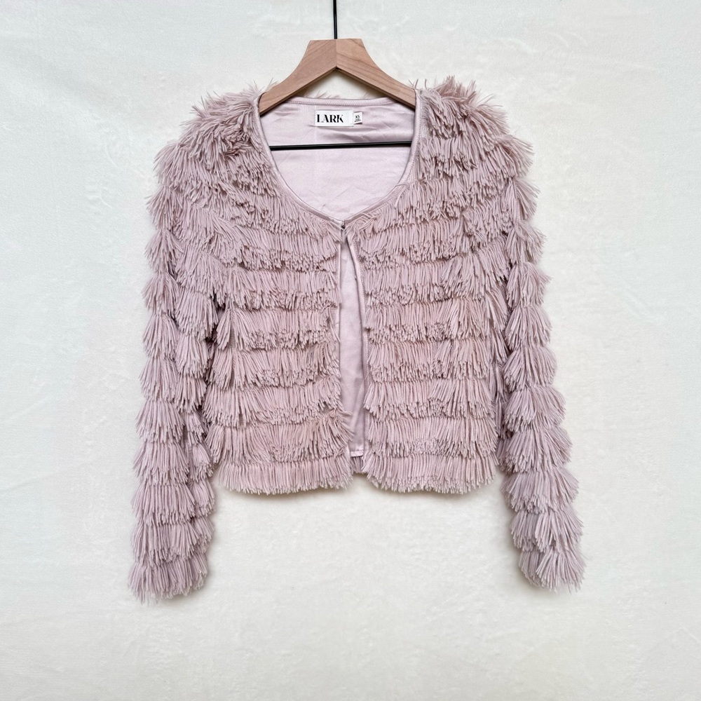 LARK Fringe Sweater Jacket